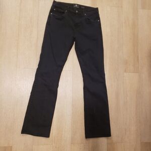 7 For All Mankind Black Jeans